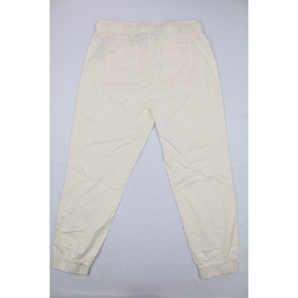 Buffalo David Bitton Women's Soft Tencel Pull-On Jogger Cream Sz M Drawstring - Picture 11 of 15